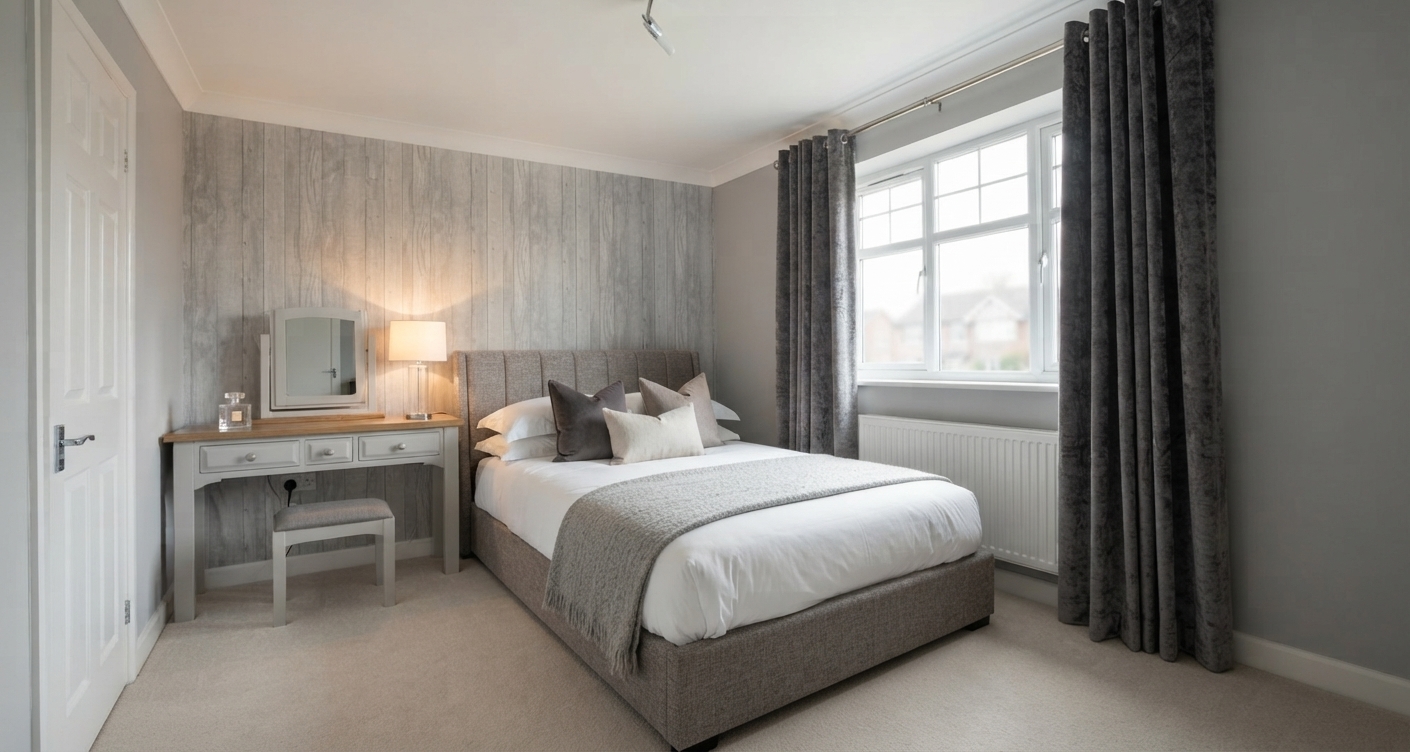 Bedroom after transformation